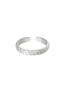 FAY ring, sølvfarvet