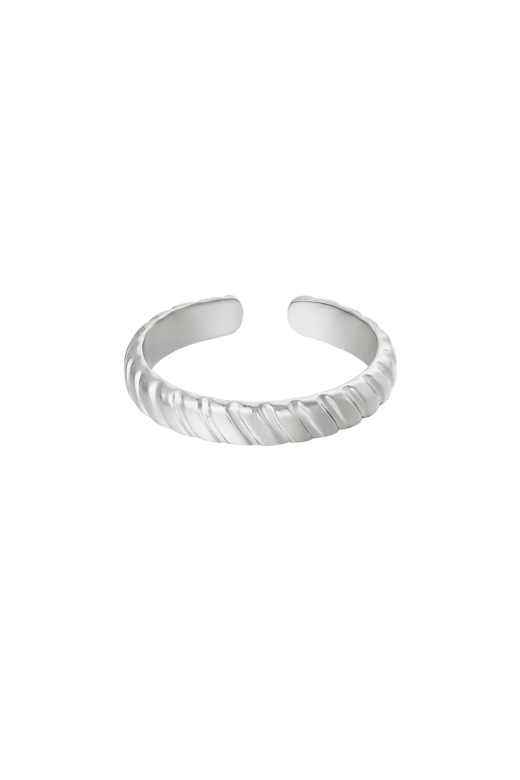FAY ring, sølvfarvet