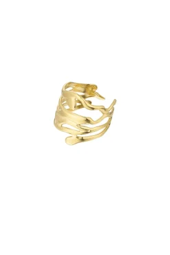 FELIA ring, guldfarvet