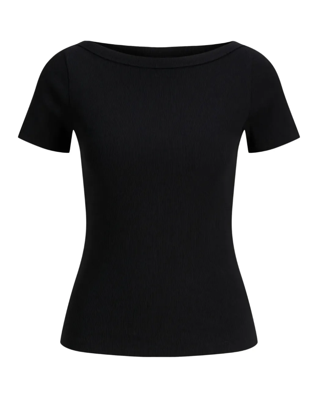 FIFI t-shirt boatneck, sort