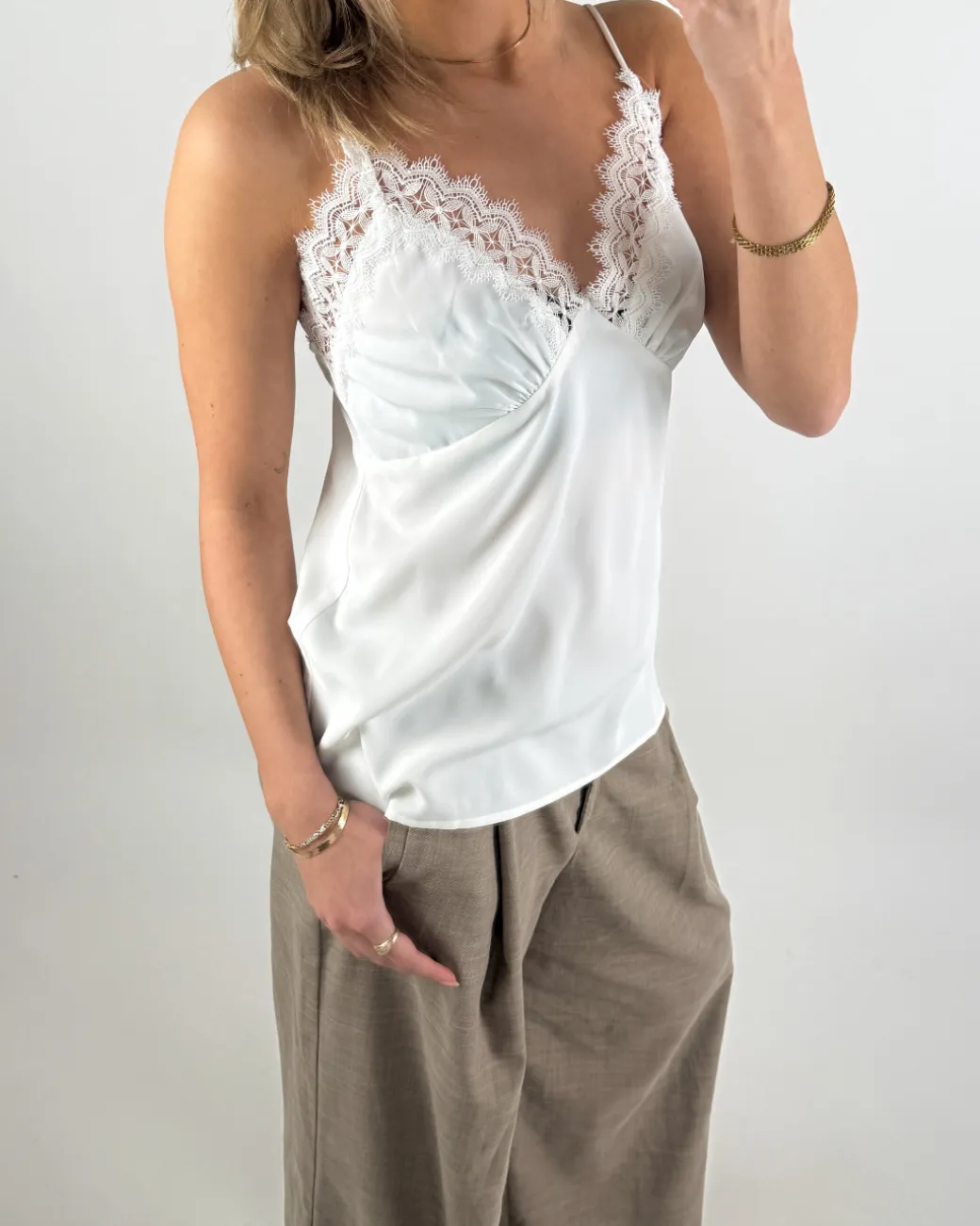 FILIPPA top, hvid