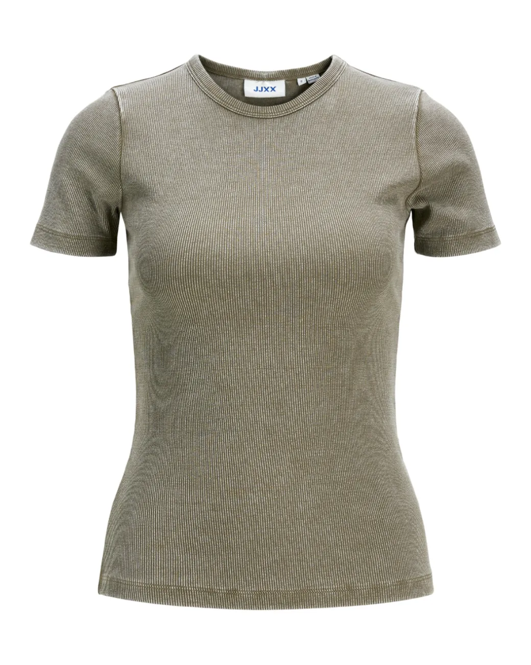 FRANKIE t-shirt, vasket brun
