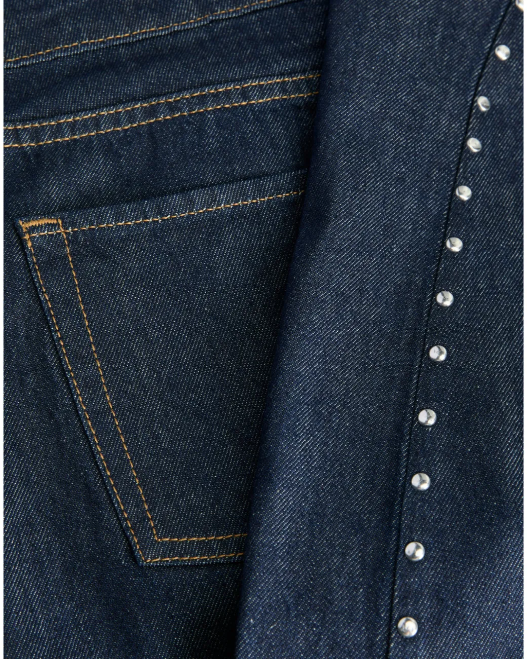 FUJI barrel jeans, mørkeblå