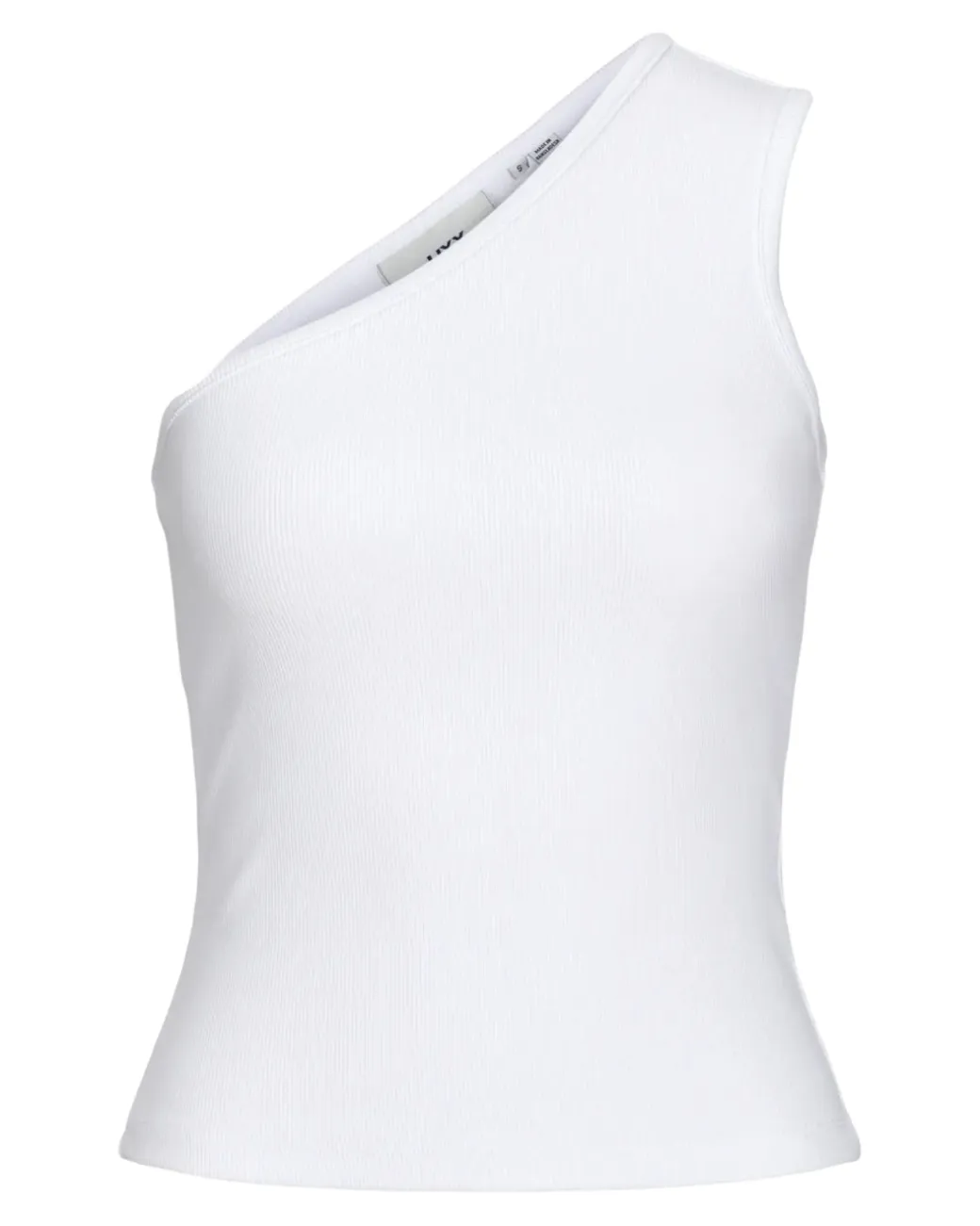 FUNDA one shoulder top, hvid