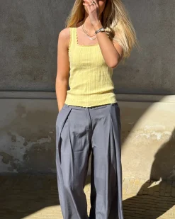 GIANNA top, gul