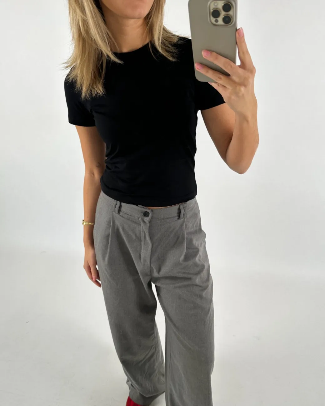 GIGI baby tee, sort