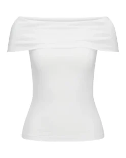 GIGI off shoulder top, hvid