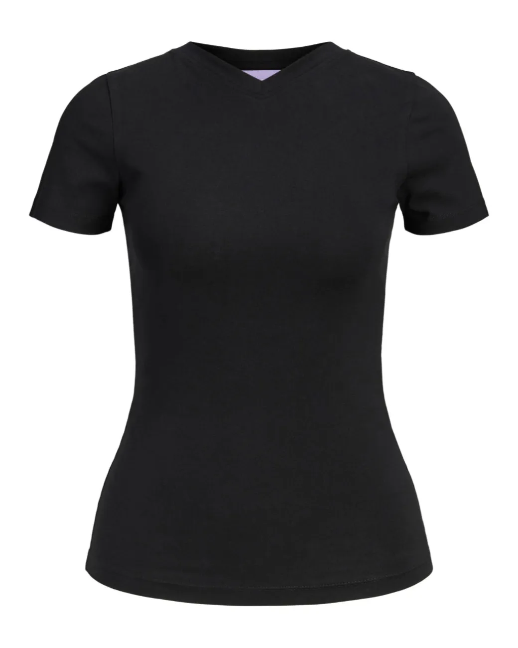 GIGI V-hals t-shirt, sort