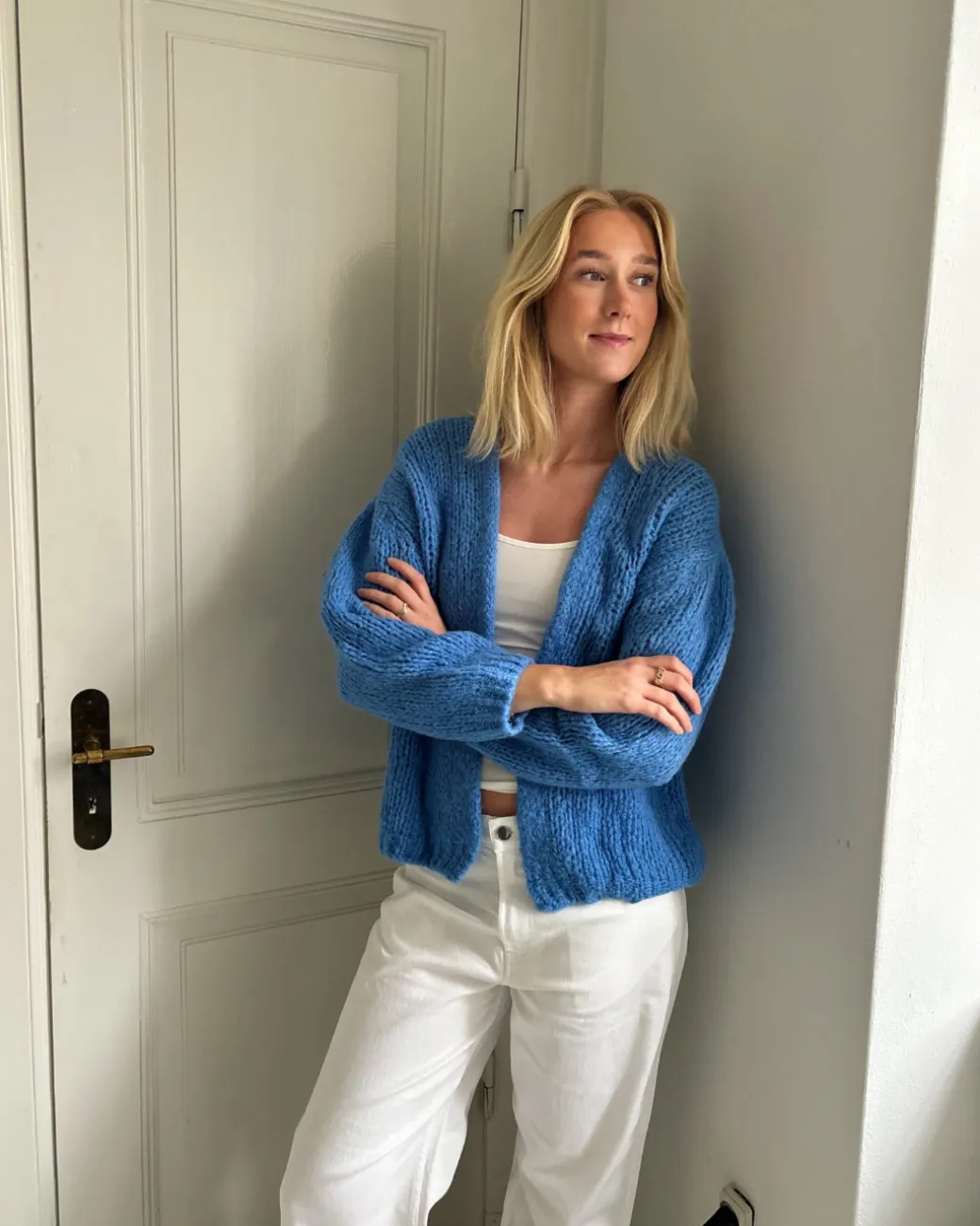 GINA cardigan, blå