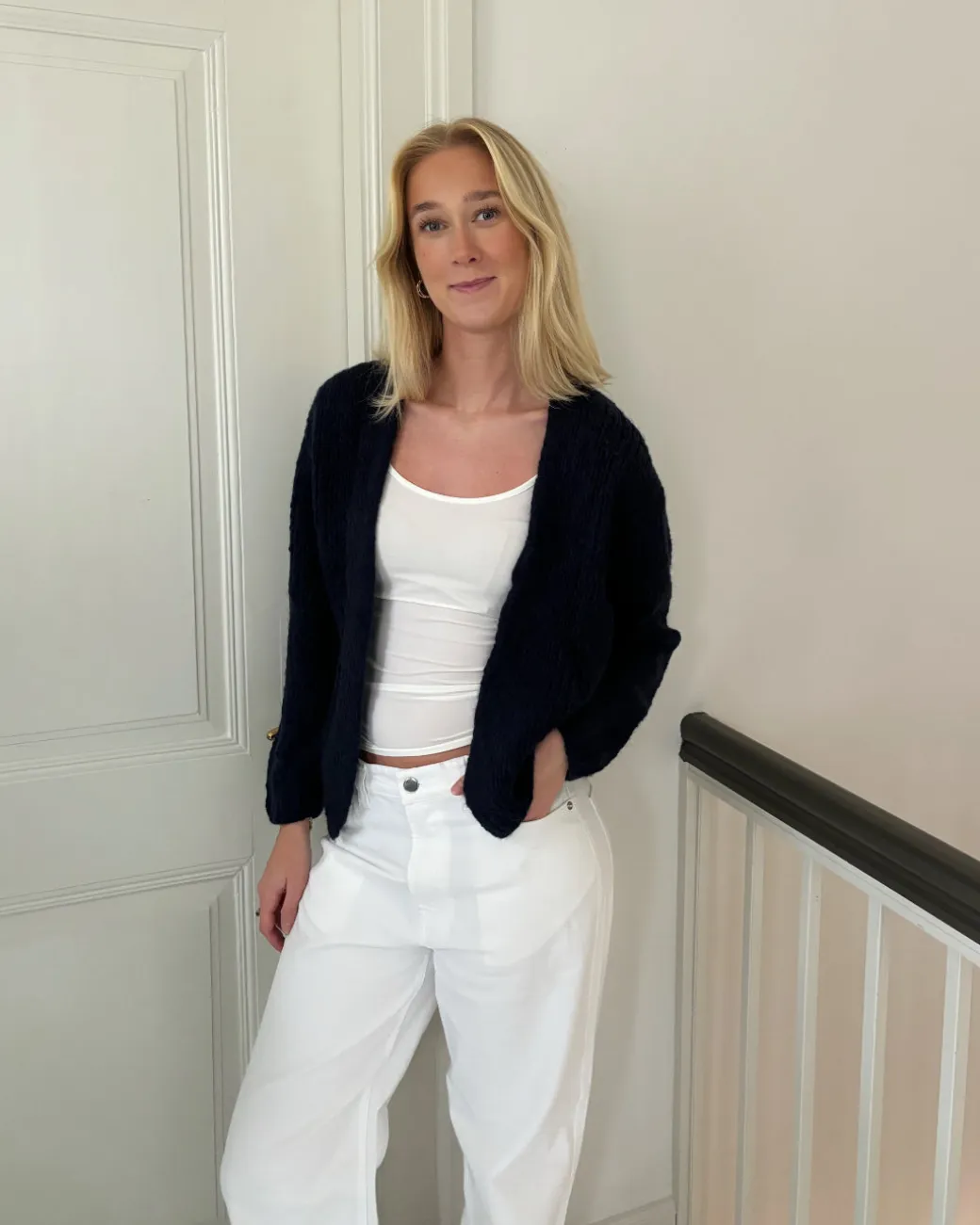 GINA cardigan, navy