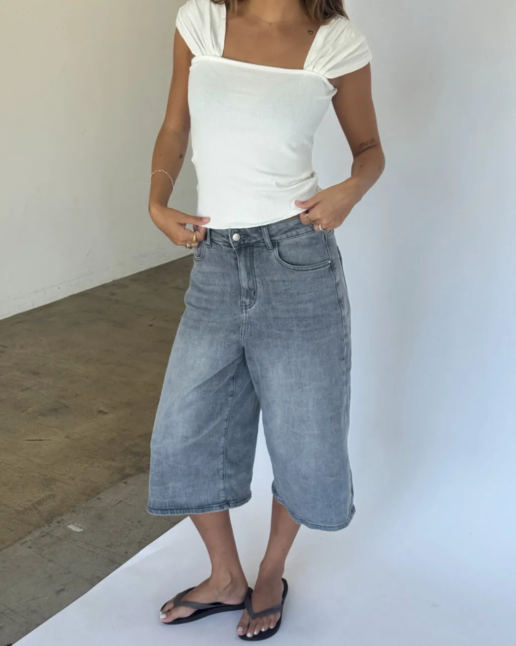 GISELLE top, hvid