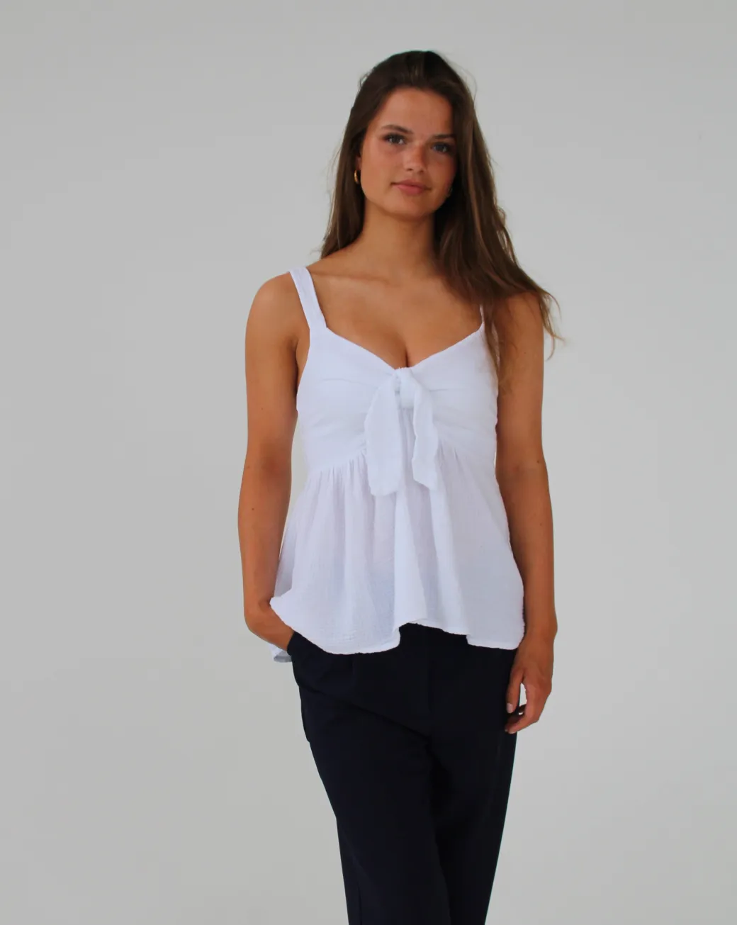 GITTE top, hvid
