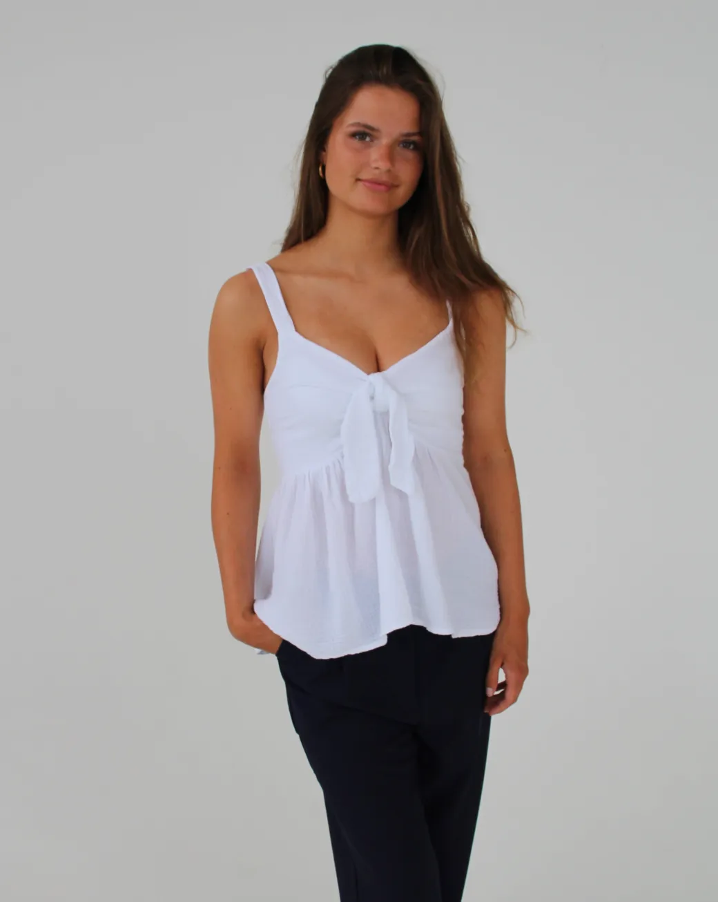 GITTE top, hvid