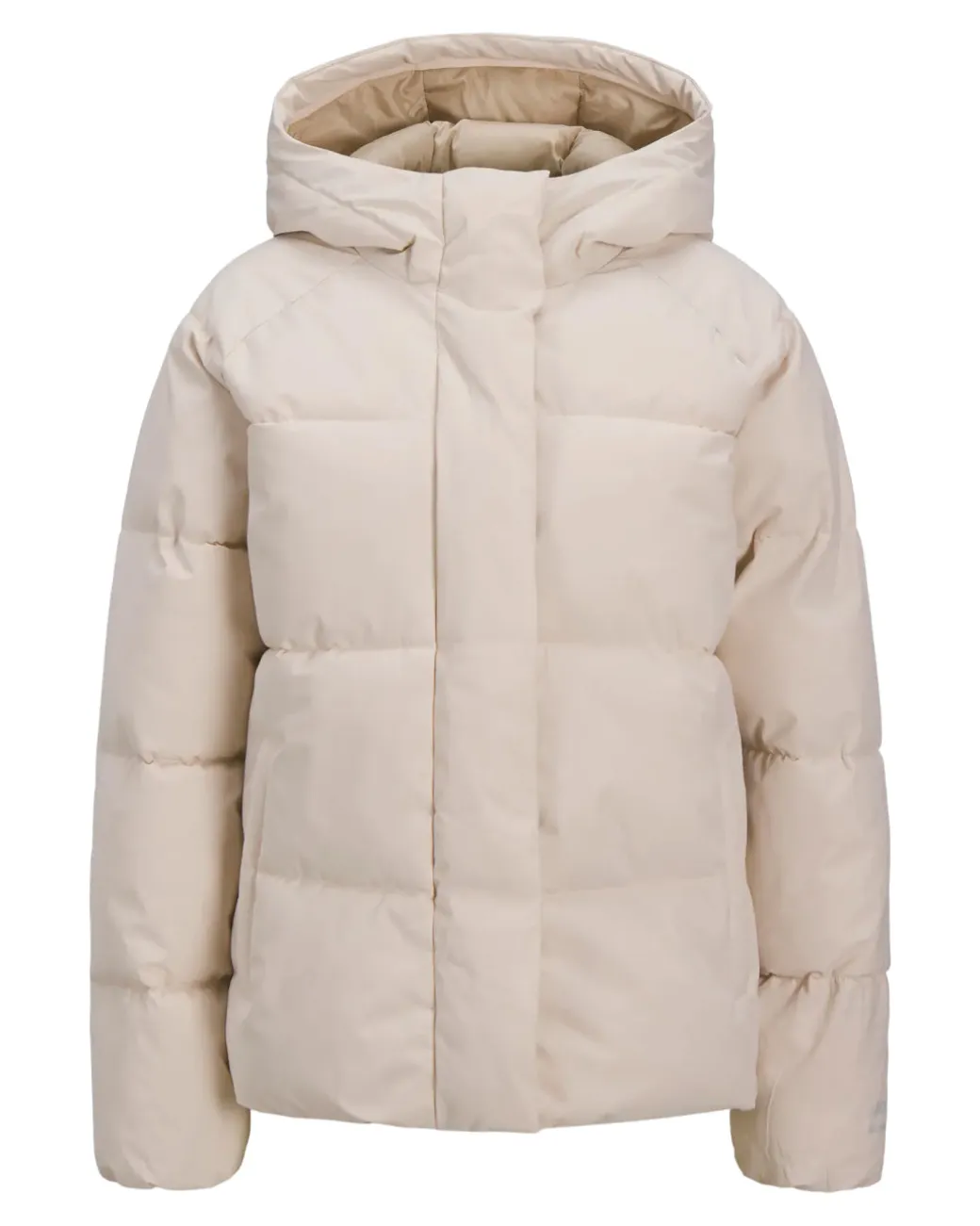 GLOBAL puffer jakke, creme