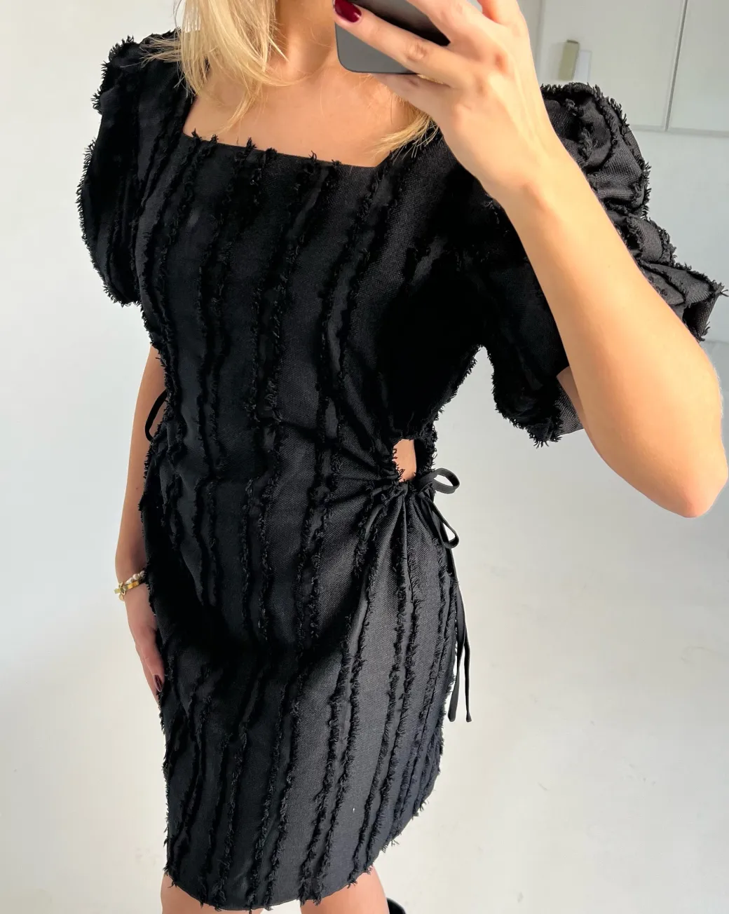 GRACELYN kjole, sort