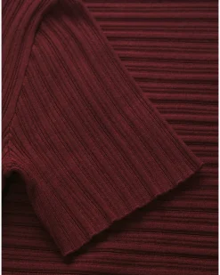HADLEY polo strik, bordeaux