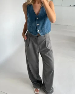 HADLEY vest, denim