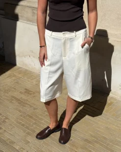 HARLEE shorts, hvid