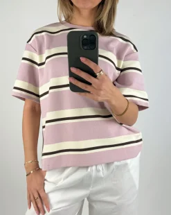 HAZEL kortærmet t-shirt, lyserød