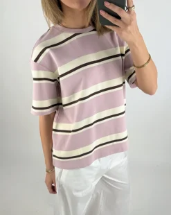 HAZEL kortærmet t-shirt, lyserød