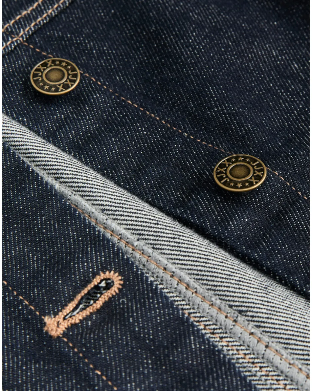 INDIE denim top, mørkeblå
