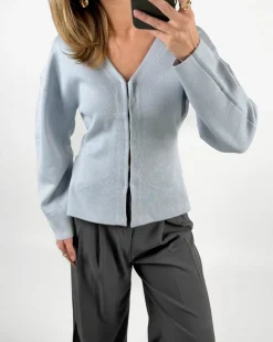 INDY cardigan, lyseblå
