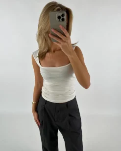 ISABELLA top, hvid