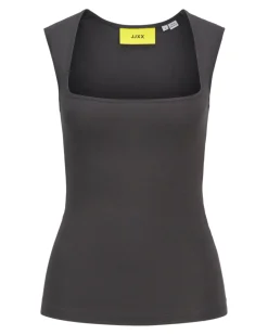 ISABELLA top, mørkegrå