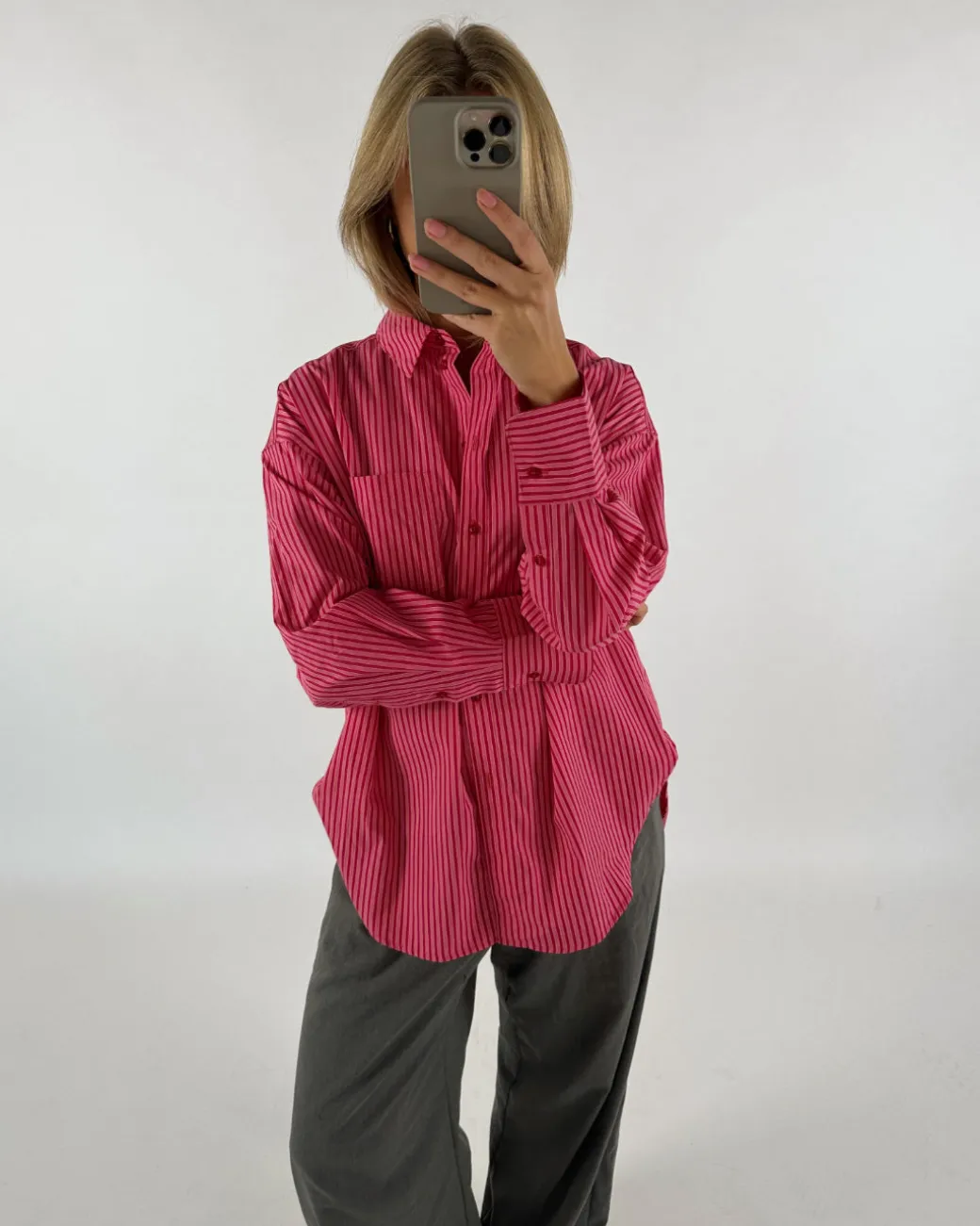 JAMIE skjorte, pink