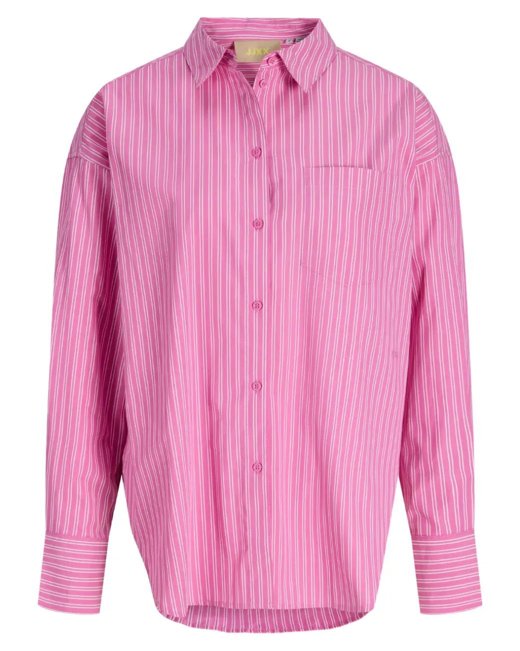 JAMIE skjorte, pink/hvid