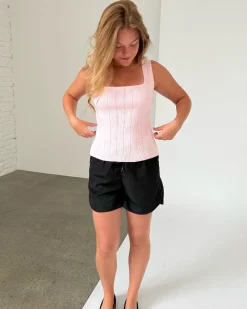 JANELLE top, lyserød