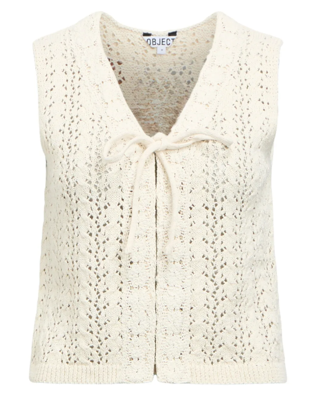 JOLIN strik top, beige