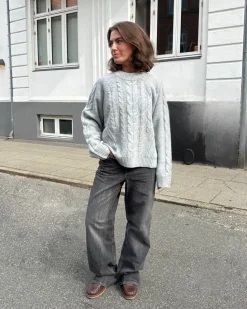JOSIE strik, grå