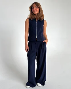 KATE top, navy