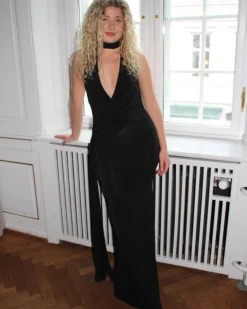 KATYA maxi kjole, sort