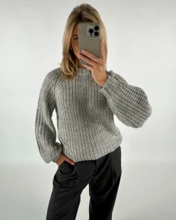 KELLY strik, grå