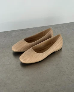 KENZIE flet ballerinaer, beige