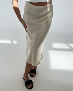 KLARA nederdel, beige