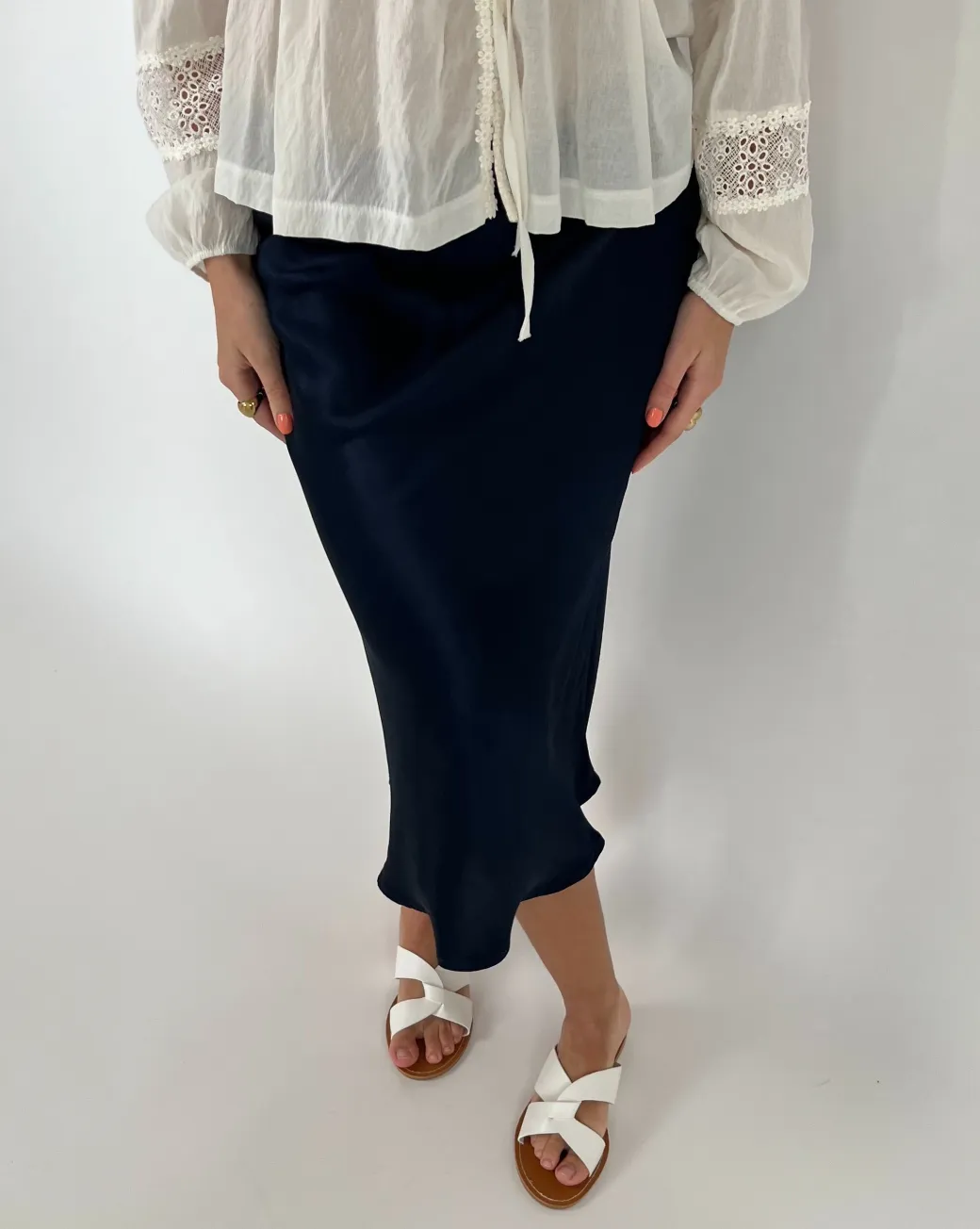 KLARA nederdel, navy