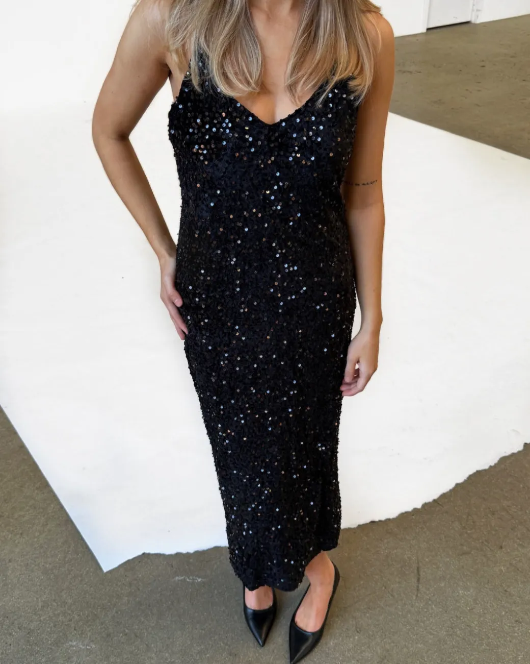 KYLIE kjole, sort