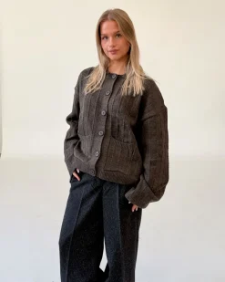 LACEY cardigan, brun
