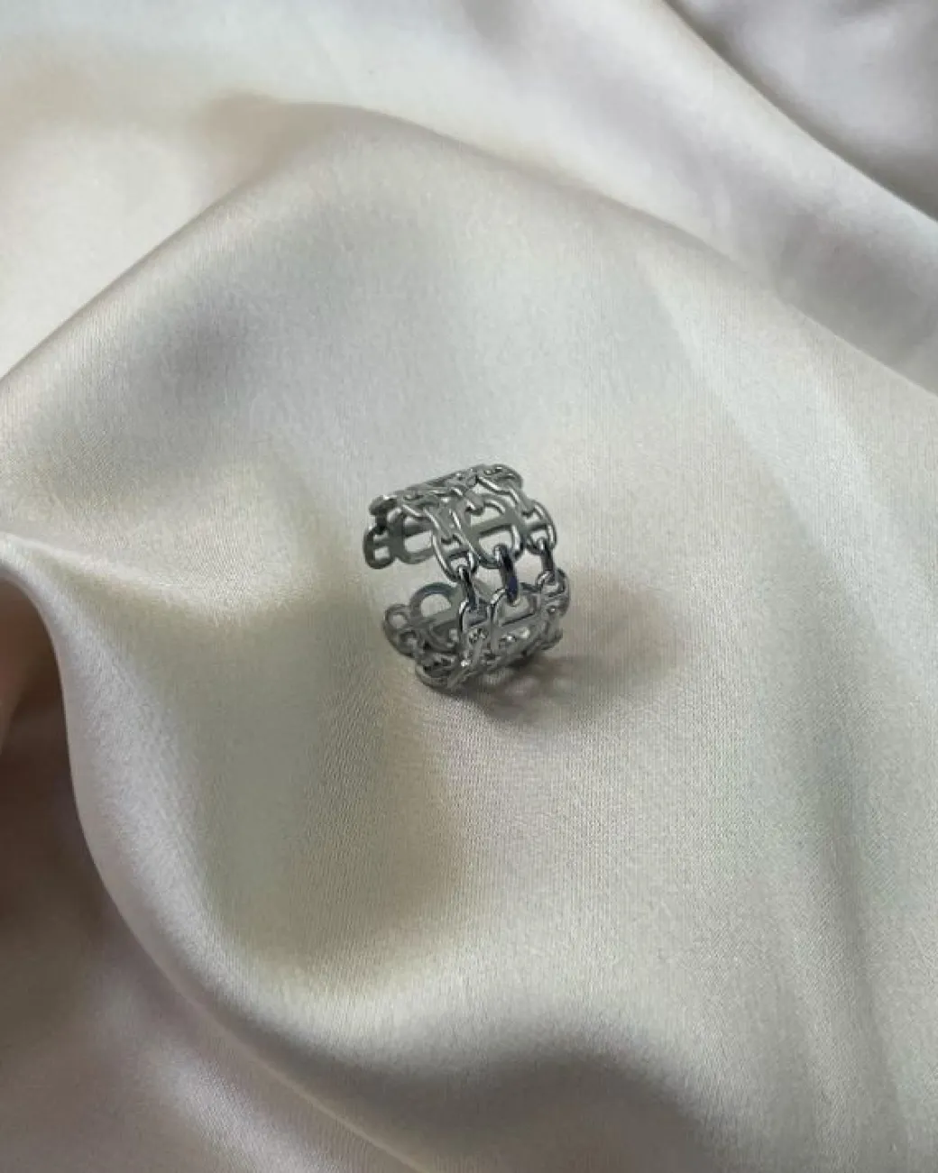 LANA ring, sølvfarvet