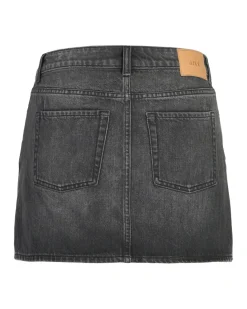 LAURA nederdel denim, vasket sort
