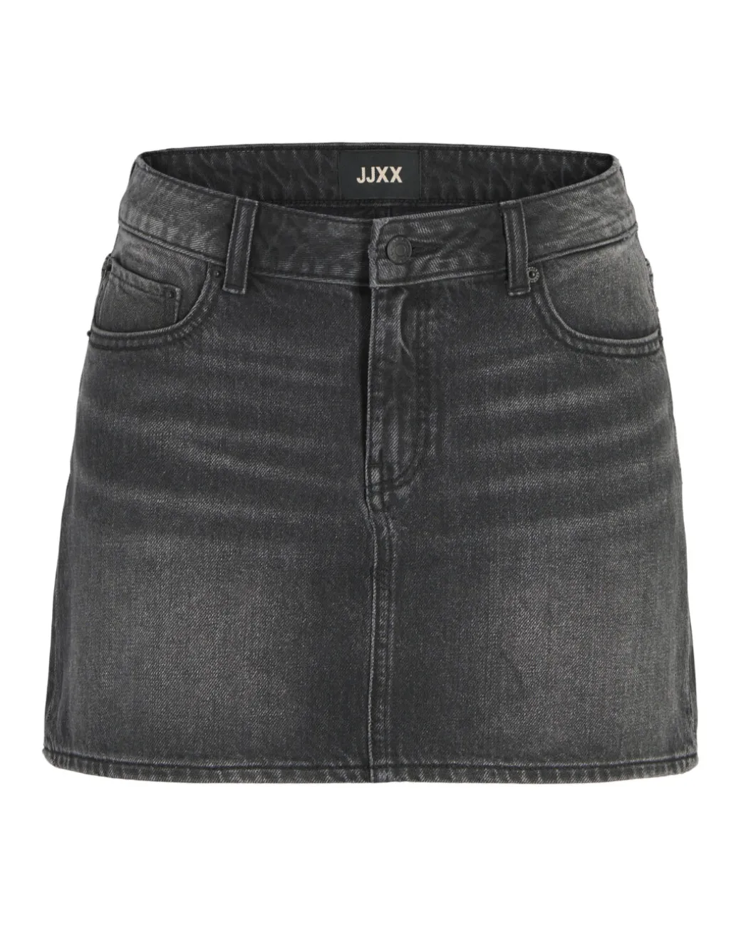 LAURA nederdel denim, vasket sort