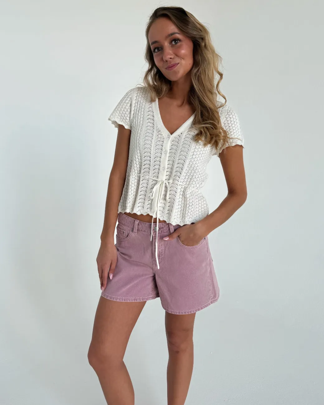 LAURA shorts, lyserød