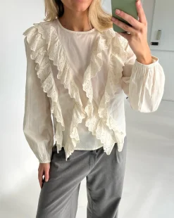 LEAH bluse, creme