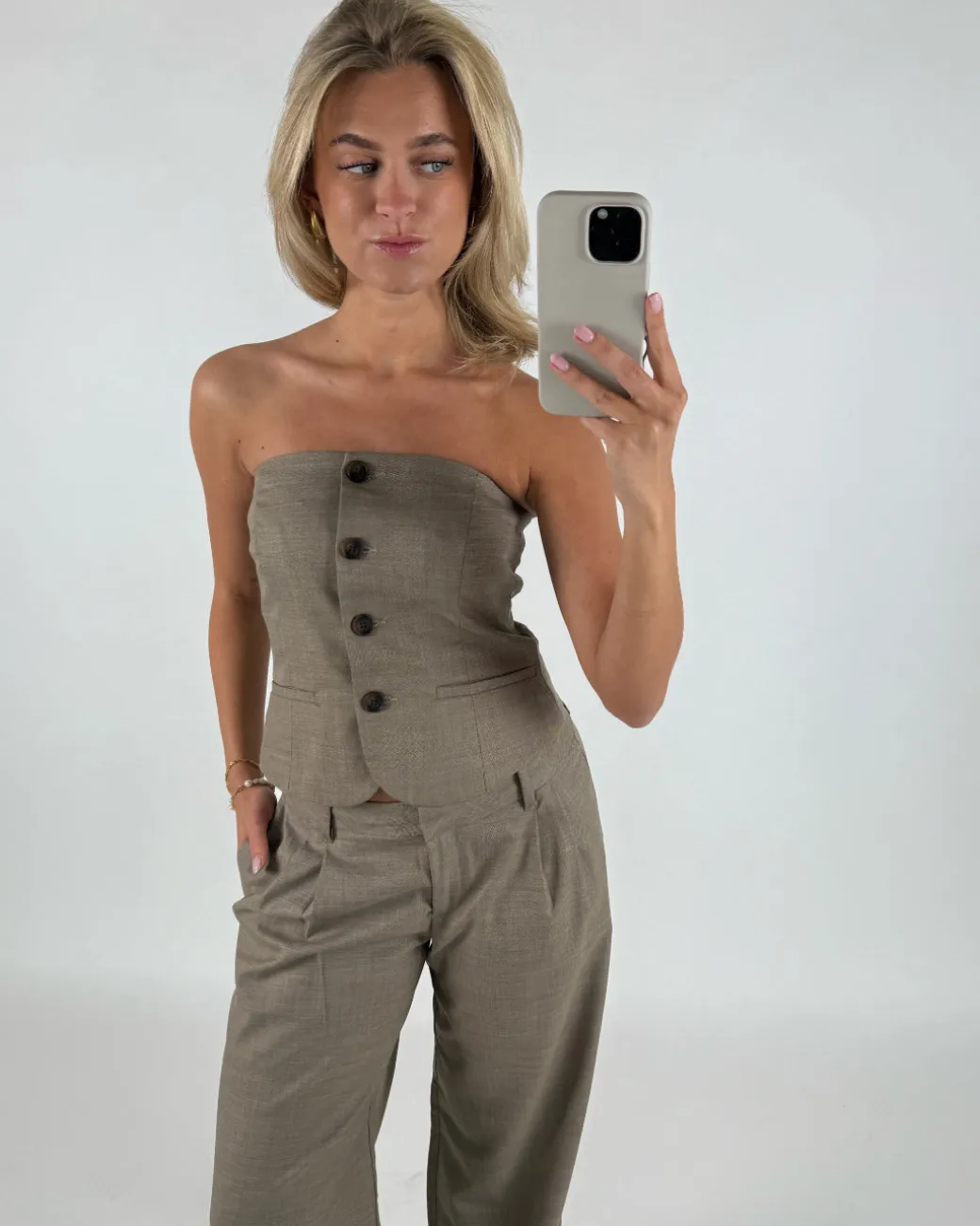 LELA top, beige