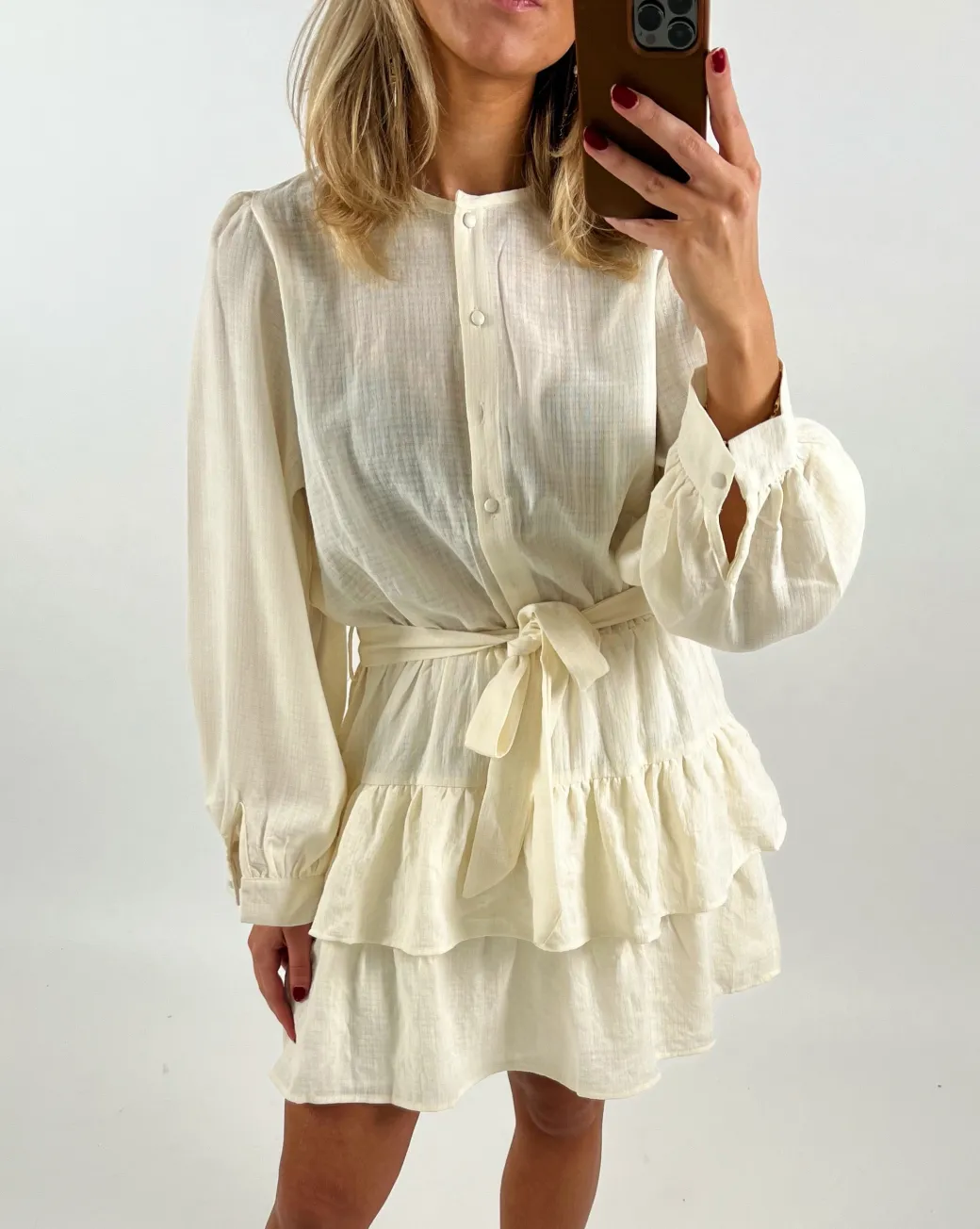 LELIA kjole, creme