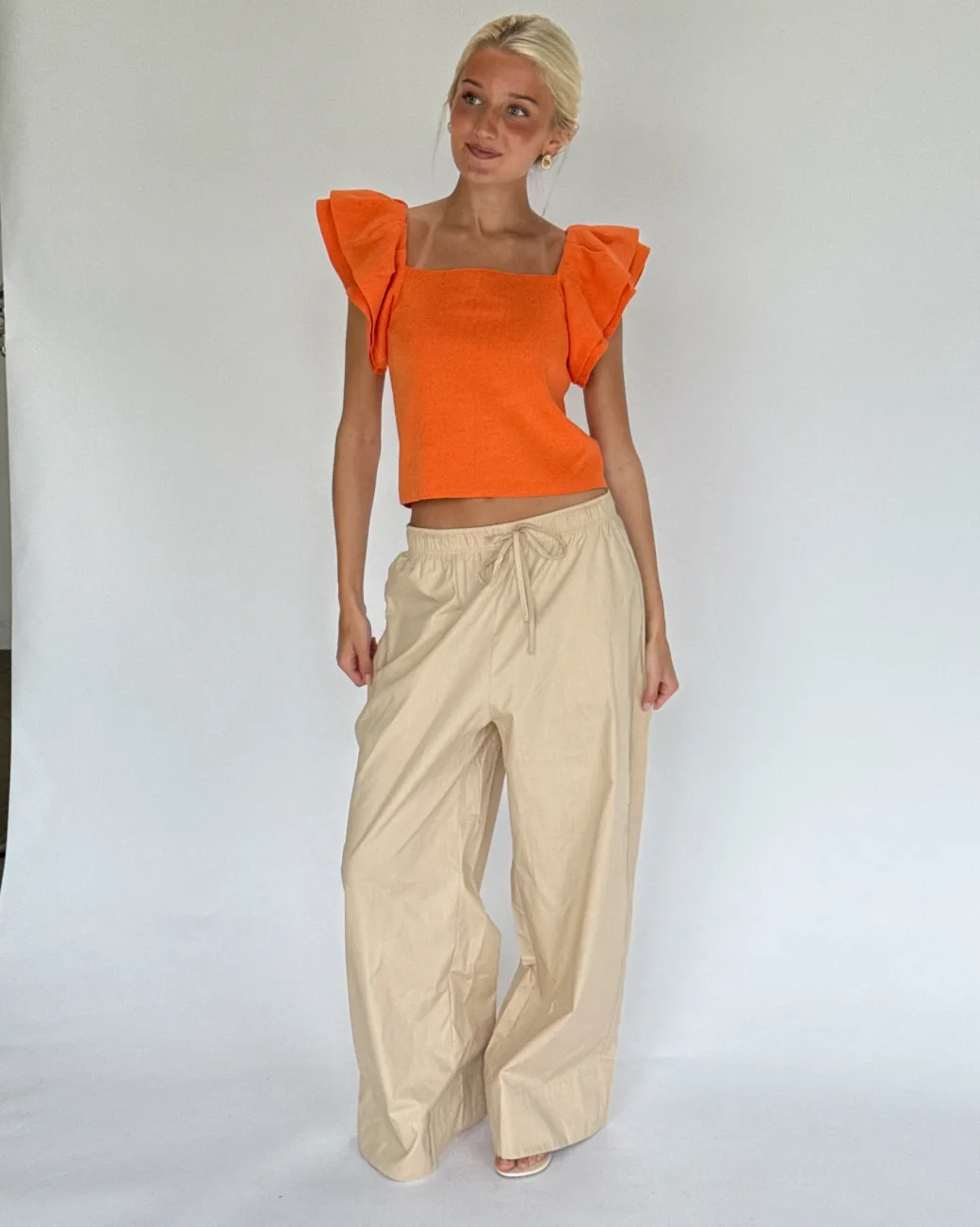 LEONORA top, orange