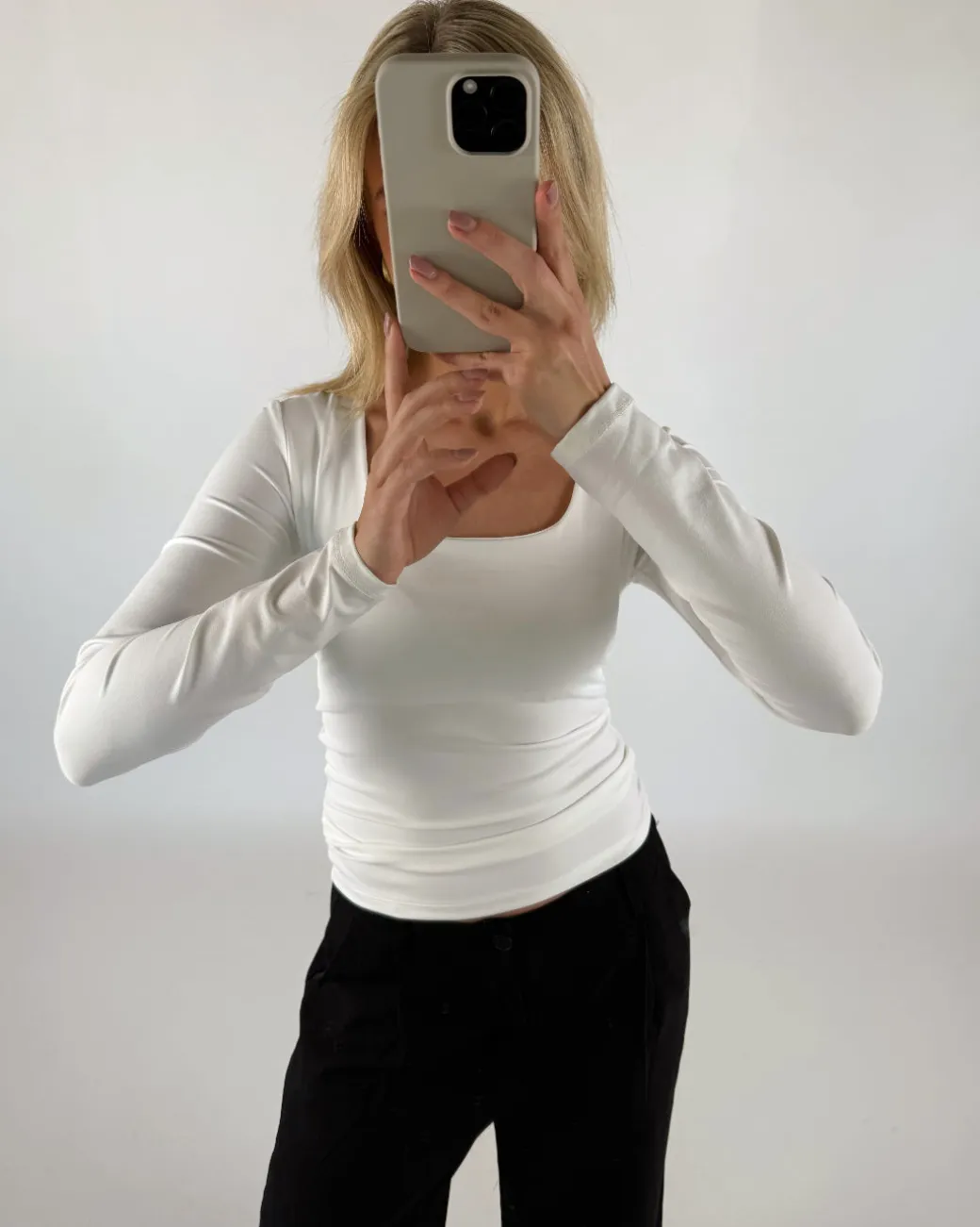 LILLIAN bluse, hvid